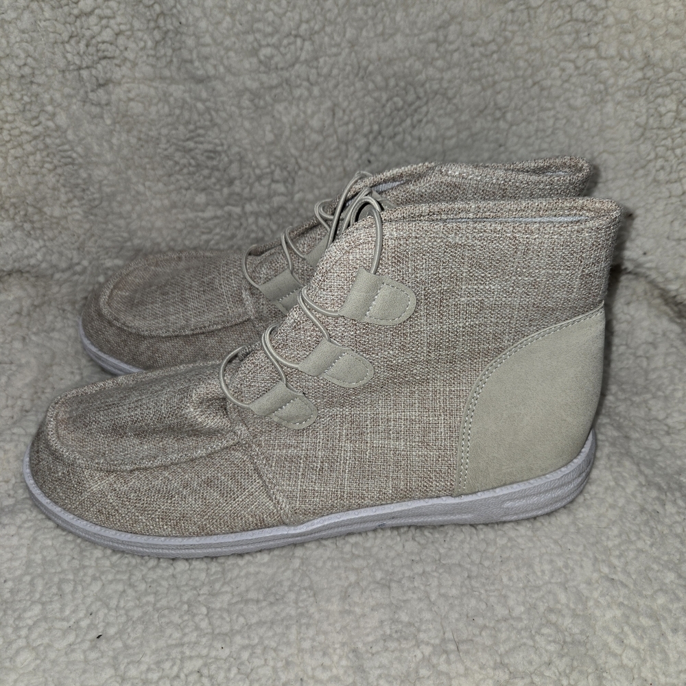 SHEIN Beige High-Top Sneakers